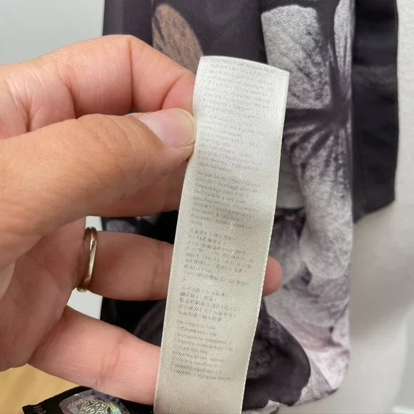 Roberto Cavalli Silk Chiffon Blouse Top Womens 44 Large Purple Floral Coquette